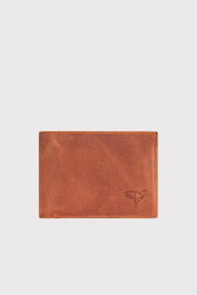 Zoozie Bags Cartera de Piel Genuina para Hombre Color Tan